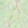 Trace GPS Royat ⇄ Entraygues (1), itinéraire, parcours