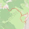 Trace GPS Épaule du Cornafion Couloir Nord (Vercors), itinéraire, parcours