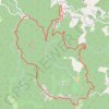 Trace GPS Tanneron-Circuit Mimosas, itinéraire, parcours