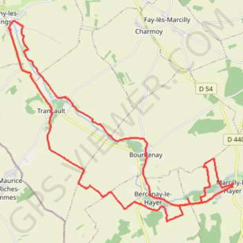 Trace GPS Rando des dolmens, itinéraire, parcours