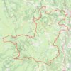 Trace GPS Tour des Monts Aubrac (Lozère-Aveyron-Cantal), itinéraire, parcours