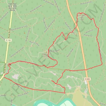 Trace GPS Rando douce au Mont Ouy, itinéraire, parcours