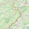 Trace GPS GTJ de Mandeure à Villers-le-Lac (Doubs), itinéraire, parcours