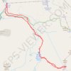 Trace GPS Col sud du Pélaou Blanc, itinéraire, parcours