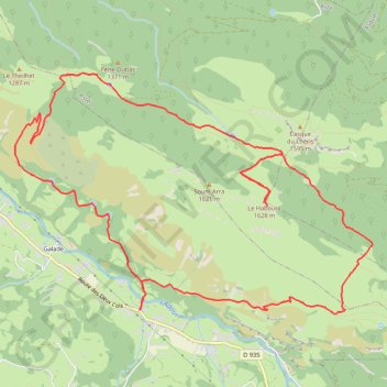 Trace GPS Le Haboura-13782797, itinéraire, parcours