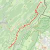 Trace GPS GTJ de Prémanon à Bellecombe, itinéraire, parcours