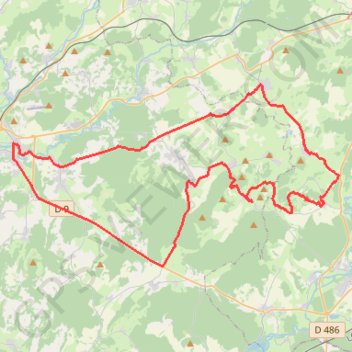 Trace GPS Haute Saone - Les Grand Bois, itinéraire, parcours