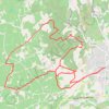 Trace GPS Mormoiron Chapelle Notre-dame de la Brune, itinéraire, parcours
