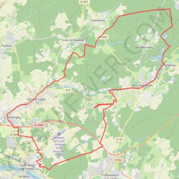 Trace GPS Virade de l'Espoir - Le Belvédère des Caillettes, itinéraire, parcours