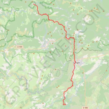 Trace GPS Causse-de-la-Selle - L'Espérou, itinéraire, parcours