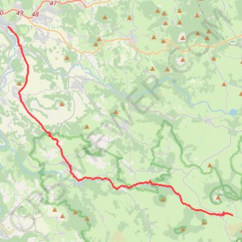 Trace GPS Brives Charensac - Les Estables par Le Monastier, itinéraire, parcours