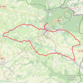 Trace GPS Entre l'Oise et le Thon, itinéraire, parcours