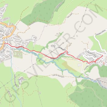 Trace GPS Saillagouse - Llo, itinéraire, parcours