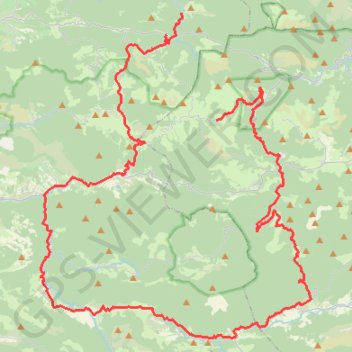 Trace GPS Boucle Corbières - Bouisse - Clermont sur Lauquet, itinéraire, parcours