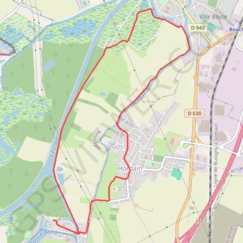 Trace GPS Circuit de l'Escaut - Bouchain, itinéraire, parcours