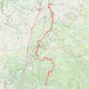 Trace GPS GR654 Randonnée de Dampierre (Indre) à Virareix (Haute-Vienne), itinéraire, parcours