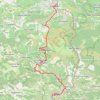 Trace GPS Espéraza Limoux, itinéraire, parcours