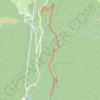 Trace GPS Grotte des Eaux-Chaudes, itinéraire, parcours
