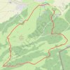 Trace GPS La Sarrazine (Les Fourgs), itinéraire, parcours