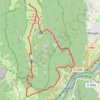 Trace GPS Grand Crêt d'Eau - Crêt de la Goutte, itinéraire, parcours