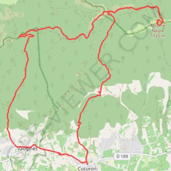 Trace GPS Le Mourre-Nègre, itinéraire, parcours