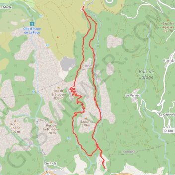 Trace GPS Gorges de Madale, itinéraire, parcours