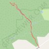Trace GPS Cascade Biberon, itinéraire, parcours