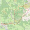 Trace GPS Boucle Les Saisies-chalet de douce-Lac du Gui-les Saisies, itinéraire, parcours