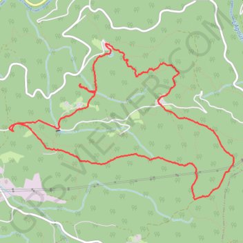 Trace GPS Sidobre - Rocs de Crémaussel, itinéraire, parcours