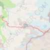 Trace GPS Pointe de Francesetti, itinéraire, parcours