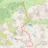 Trace GPS Hourquette de Mounicot et pic de Lurtet depuis le refuge de la Glère, itinéraire, parcours