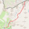 Trace GPS Balcon du Gelas, itinéraire, parcours