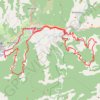 Trace GPS GPX Download: Arfa - Sierra de Naviners - Vuelta por las faldas del Cadí - Seu d'Urgell - Arfa — Ruta circular Parque Natural del Cadí-Moixeró, itinéraire, parcours