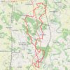 Trace GPS RUFFEC PUYPOUSIN 14-8-2017, itinéraire, parcours
