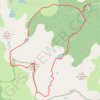 Trace GPS Pic de Balbonne en circuit depuis la Restanque, itinéraire, parcours