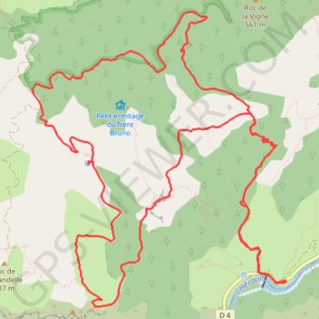 Trace GPS Rando à coté de Saint Guilhem le Désert (34), itinéraire, parcours