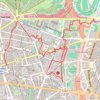 Trace GPS Boulogne-Billancourt - le quartier des princes, itinéraire, parcours