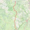 Trace GPS Étape 2 : Murol - Neussargues, itinéraire, parcours