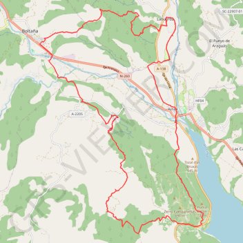 Trace GPS Ainsa Morillo Sarratias Guaso Boltana Labuerda, itinéraire, parcours