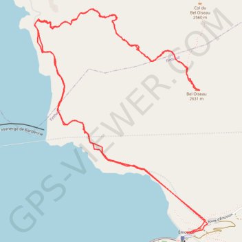 Trace GPS Bel oiseau, itinéraire, parcours