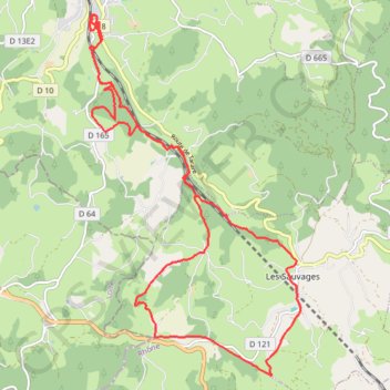 Trace GPS Trail du Rail, itinéraire, parcours
