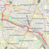 Trace GPS De la gare de lyon à la gare Saint lazare, itinéraire, parcours