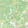 Trace GPS Vallée des merveilles à Sospel étape 2, itinéraire, parcours