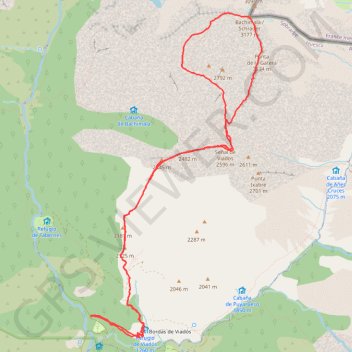 Trace GPS Gran Bachimala, itinéraire, parcours