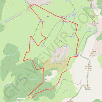 Trace GPS Grand Serre-Perollier, itinéraire, parcours