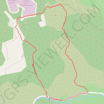 Trace GPS Correns - Vallon des Baumes, itinéraire, parcours