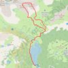 Trace GPS Puig Peric : depuis les Bouillouses, resdescente par le Petit Péric, itinéraire, parcours