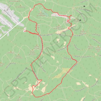 Trace GPS Rando aux 3 pignons, itinéraire, parcours