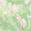 Trace GPS GTA Buffère à Briançon via cr Peyrolle, itinéraire, parcours