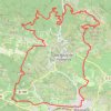 Trace GPS 2023 11 12 -Maussane Ventoux, itinéraire, parcours